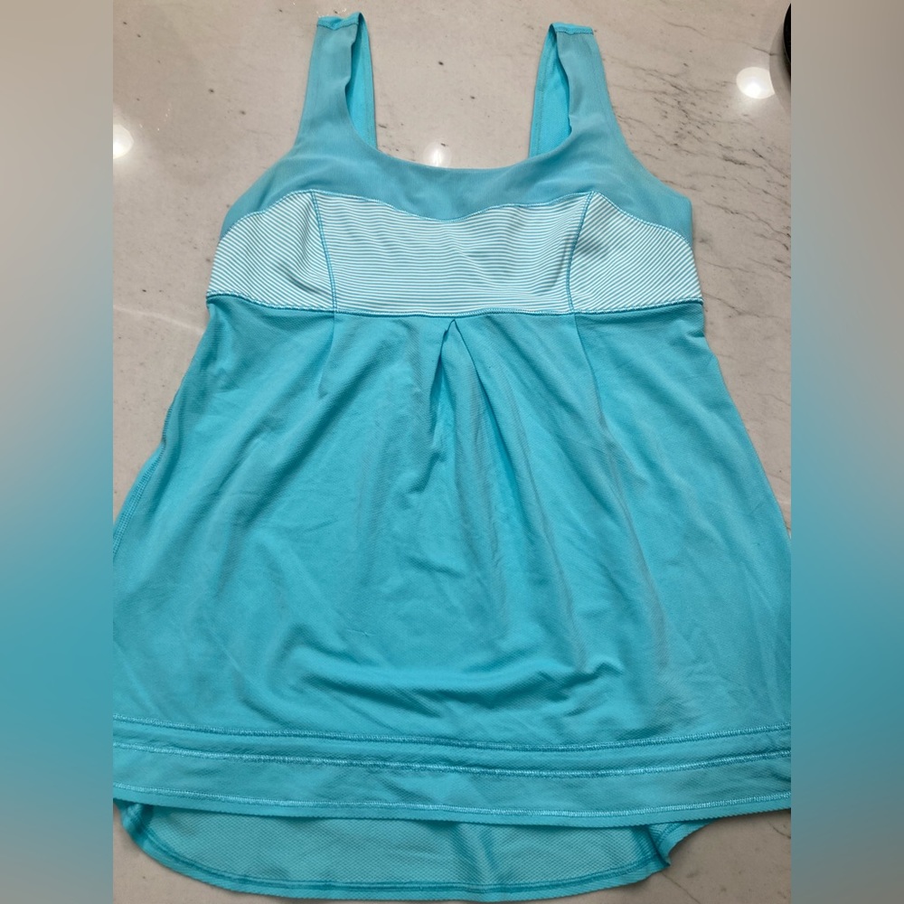 Lululemon Elevate Tank Top Angel Blue Size 6